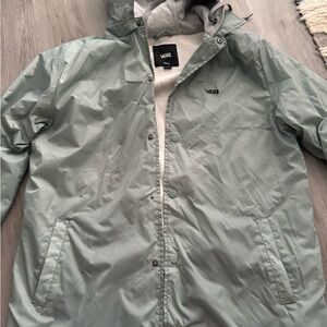 Vans Womens Green Hooded Jacket
